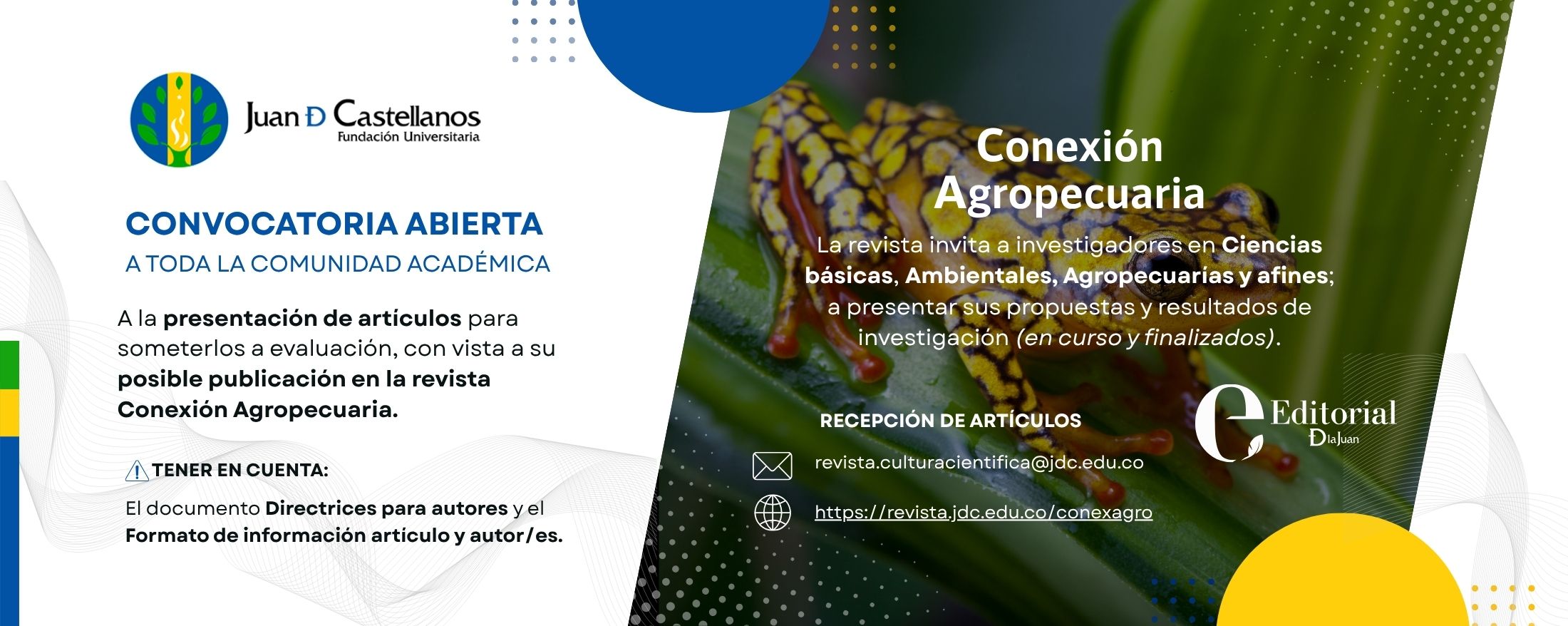 Convocatoria Conexión Agropecuaria JDC - JDC 2025