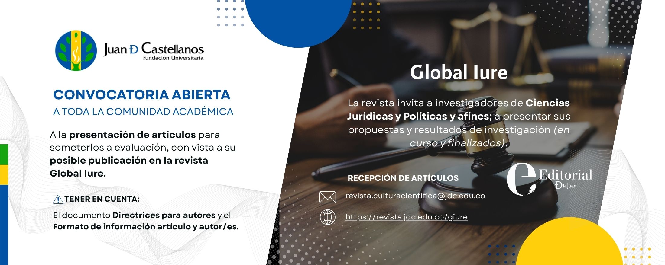 Convocatoria Global Iure - JDC 2025